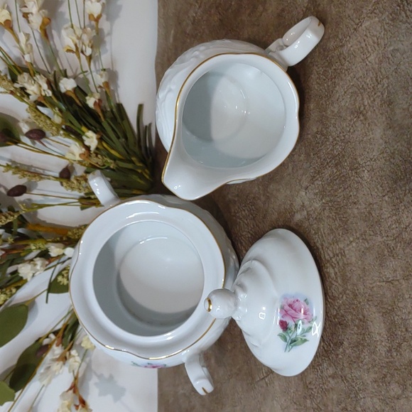 Vintage  Royal Vienna Poland Large Tea Pot and Cream and Sugar Set - Picture 12 of 17